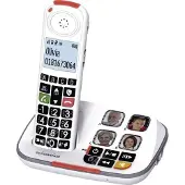SwissVoice Xtra 2355, DECT-telefoon, draadloze handset, 100 contacten, nummerherkenning, wit
