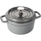Staub Ronde Cocotte 16 cm - grafietgrijs 1,4 l