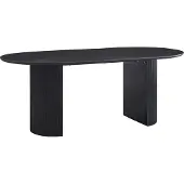 Rousseau Tafel 'lagos' 200 cm ovaal decor donker