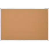 BI-Office Earth Kurk Prikbord 120 (B) x 1,2 (D) x 180 (H) cm Aluminium Bruin