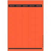 Leitz PC Printbare Zelfklevende Rugetiketten 1688 Lang Voor 1050 Ordners Rood 39 x 285 mm 125 Stuks
