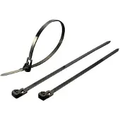 TRU COMPONENTS 1592810 TC-HVCR300BK203 Kabelbinder 300 mm 7.60 mm Zwart Hersluitbaar 100 stuk(s)