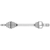METELLI Aandrijfas 17-1051
