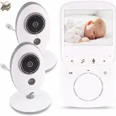 Lionelo Babyfoon met camera — 2-weg communicatie — Nachtzicht & VOX-modus — Bereikalarm & voedingsherinnering — Met slaapliedjes