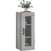 vidaXL Bovenkast 34,5x34x90 cm grijs sonoma eikenkleurig