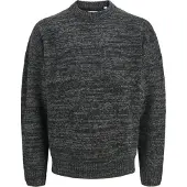 Jack & Jones Trui 'JJSoho Ollie' grijs / zwart