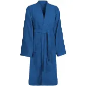 vidaXL Badjas KINN Blauw S Katoen