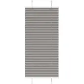 vidaXL Plissé rolgordijn 60x150 cm stofbreedte 59,4 cm antraciet