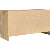 vidaXL Tv-meubel 100x35x54 cm bewerkt hout artisanaal eikenkleurig