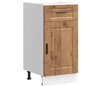 vidaXL Onderkast "Porto" bewerkt hout oud houtkleurig