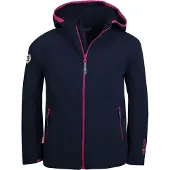 TROLLKIDS - Girl's Kvalvika Jacket - Softshelljack 164, blauw