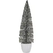 Krist+ Kerstboom Groot Ziverachtig Wit (10 x 38 x 10 cm)