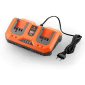 FUXTEC 20V Doppel-Ladegerät 2,4A