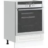 vidaXL Ovenkast "Porto" bewerkt hout wit