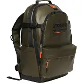 Superdry Rugzak 'Tarp Utility' olijfgroen / donkergroen / oranje / zwart