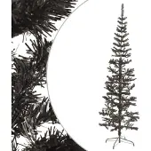 vidaXL Kerstboom smal 240 cm zwart