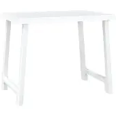 vidaXL Campingtafel hout-look 79x56x64 cm PP wit