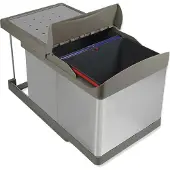 Emuca 8906865 2x16l Recyclebak