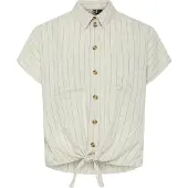 Pieces Blouse 'PCPia' ecru / grijs
