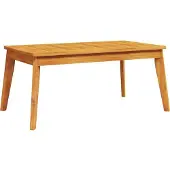 vidaXL Tuintafel 100x55x45 cm massief acaciahout