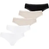 Mey Broekje 'Modal Lace' beige / zwart / wit