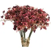 Viana Gypsophila kunstrode kunstbloemen herfst 29,5cm 18st