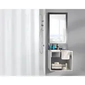 Kleine wolke Caravelle douchegordijn b120xh200 cm, wit