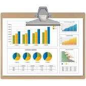 MAUL 2394670 Klembord Bruin (b x h x d) 26 x 30.7 x 3.74 cm