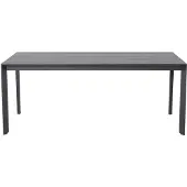 Garden Impressions Malakka lounge dining tafel 170x97 cm - donker grijs
