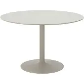 Ebuy24 Eettafel Riva - Rond Zand - Ø120x75cm