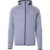 Puma Sportsweatvest 'Evostripe' duifblauw / wit