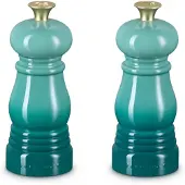 Le Creuset zout- en peperset 11 cm Bleu Riviera