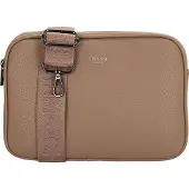 Charm London Mulberry Street Crossbodytas - Schoudertas - Drie Ritsvakken - Verstelbare Schouderband - Afneembaar - Damestas - Schoudertas - Taupe