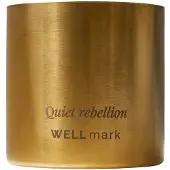 Wellmark geurkaars 1300gr quiet rebellion burgundy - leeg = dubbelwandige flessenkoeler