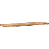 vidaXL Wandschap zwevend olieafwerking 160x40x4 cm massief acaciahout
