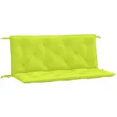 vidaXL Tuinbankkussens 2 st 120x50x7 cm oxford stof heldergroen