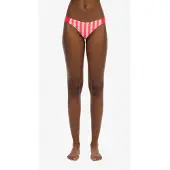 Superdry Dames Knalroze gestreept bikinibroekje met een gedurfd ontwerp (XL), Strandkleding, Gerecycled polyester, Duurzaam W3010391A