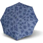 Knirps paraplu T.200 Medium Duomatic Doodle Blue blauw
