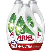 Ariel Vloeibaar Wasmiddel +Ultra Vlekverwijdering - 75 Wasbeurten