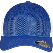 Flexfit Pet blauw / wit