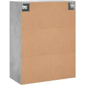 vidaXL Wandkast 69,5x34x90 cm betongrijs