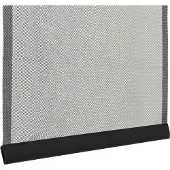 vidaXL Vliegengordijn 100x220 cm polyester mesh zwart