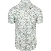 Desoto Short Sleeve Jersey Overhemd Print Groen Blauw