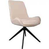 Lizzely Garden & Living Eetkamerstoel draaibaar Marloes beige eetstoel draaibare stoel zetel