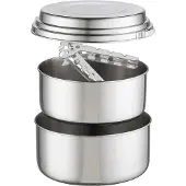 MSR Alpine 2 Pot Set - RVS Kookset - 2-delig - Duurzaam en compact - Voor 2 tot 3 personen