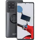 SP Connect Complete Pack Motorfiets Bundel Gemonteerd op achteruitkijkspiegel - Samsung S20 Ultra