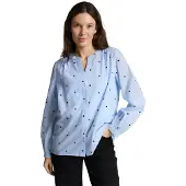 Tom Tailor Blouse lichtblauw / zwart