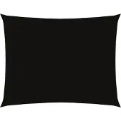 vidaXL Zonnescherm rechthoekig 5x7 m oxford stof zwart