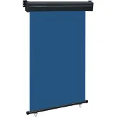 vidaXL Balkonscherm 125x250 cm blauw