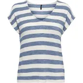 ONLY Shirt saffier / wit